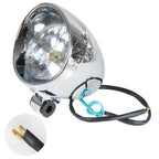 For Motorcycle Chrome Passing Driving Spot Fog Lamp Turn Signal Light