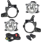 For Toyota RAV4 2013-2015 4DR Front Bumper Fog Lights Lamps+Switch Kit Clear