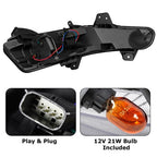 Fog Light Turn Signal Light with LED DRL Driver Side for Chevy Malibu 2019-2022