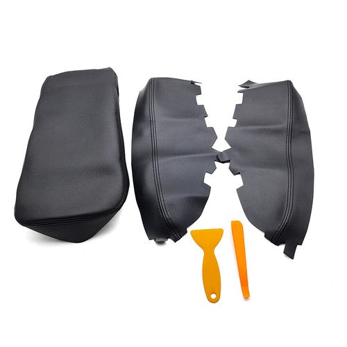 Door Panel Center Console Lid Armrest Cover Black for Toyota Avalon 2013 2018