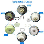 W10721967 W10006356 Washer Pulley Clutch Kit for Whirlpool AP4514410 Kit