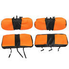 Front&Rear Seat Covers For Yamaha Drive/Drive 2 2007-UP Golf Cart Orange New