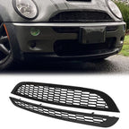 Honeycomb Mesh Front Grille Upper Lower For 2002 06 Mini Cooper S R50 R52 R53