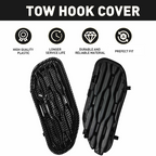 68414296AA Front Bumper Grill Tow Hook Cover Bezel For 2019-2023 Dodge RAM 1500