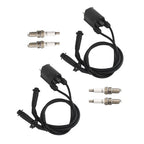 Fit For Honda VT1100 Shadow Spirit Aero 1100 Ignition Coil Pack Spark Plug + Cap