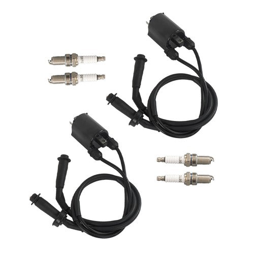 Fit For Honda VT1100 Shadow Spirit Aero 1100 Ignition Coil Pack Spark Plug + Cap
