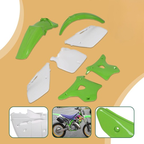 7Pcs Plastics Kit Fairing Bodywork Set For Kawasaki KX125 KX250 1994-1998 1996