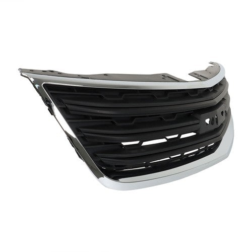 NEW For Chevy Traverse LS LT 13-2017 Front Upper Grille Insert Black/Chrome Trim