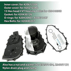 For Can Am Maverick 1000R Drive Clutch Belt Cover CVT Kit Belt Box Set 2014-2020