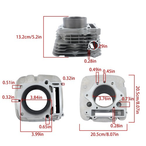 New Cylinder Piston Gasket Kit For Yamaha 2001 Yamaha Grizzlyt 600 YFM600FH 4x4