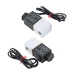 2PCS 1/4" Fast Response Electric Air Water Solenoid Valve 12V DC Normally Closed