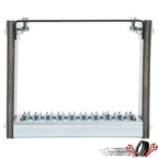 Heavy Duty 13"  x 11" Truck Step Flexible Side Step W/ Diamond Deck Span