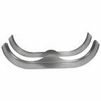 Tandem Teardrop Alloy Steel Fenders 66L x 18H x 9W for Enclosed Trailers