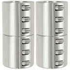 4 Steel Tube Clamps Weldable Bolt On 1.75 Inch 1 3/4 Inch Roll Cage Mounts