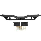 Textured Rear Bumper Guard with Receiver Hitch for Jeep Wrangler JK 2007