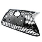 Front Bumper Grille For 2015-2017 Lexus NX200T NX300H F Sport Grill Chrome Black