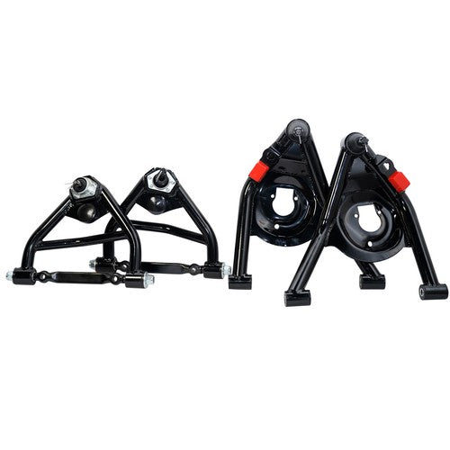 For 70-81 Chevy Camaro Tubular Upper & Lower Control Arm Set Black C21038/C21037