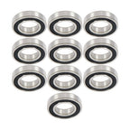 10Pcs 6209-2RS Deep Groove Ball Bearings 45mm Inner Dia 85mm OD 19mm Bore Sealed