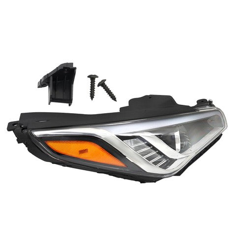 For Hyundai Sonata 2015-2017 Headlight Right Side Single Halogen RH Clear Lens