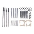 Adjustable Pushrod&Cover Kit For Harley-Davidson 1999-2017 Touring Softail Dyna