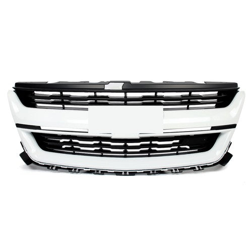 Front Bumper Grille Upper Grill for Chevrolet Colorado 2015-2020 White
