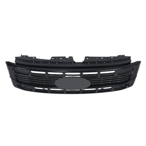 New Gloss Black Plastic Front Upper Grill Grille For Ford F250 XL/XLT 2023 2024