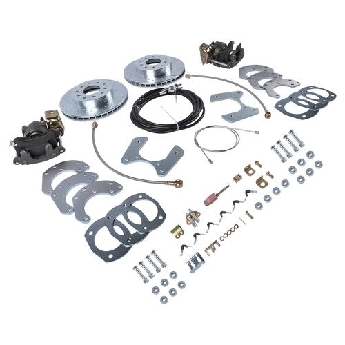 For 1964-77 Rear Disc Brake Conversion Kit for 10 &12 Bolt for Chevrolet Pontiac
