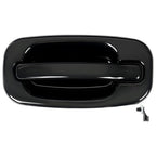 2Pc Front Outer Door Handle Set for Chevy Silverado 1500 1999-2007 Glossy Black