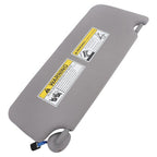 Car SunVisor With Lighted Plastic Gray For Honda Pilot 2017-21 Driver Left Side
