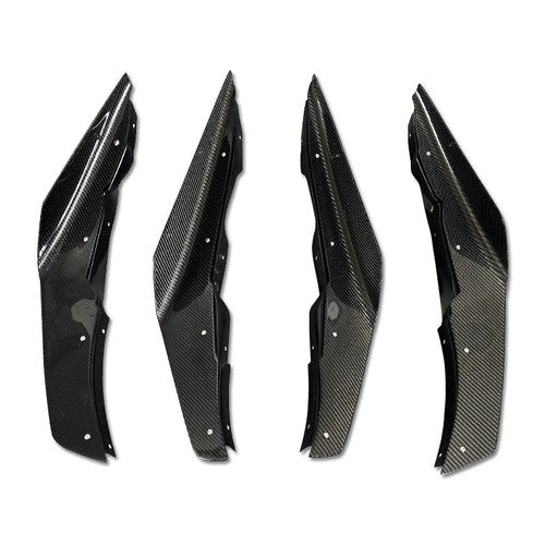 Front Canard Spoiler Air Scoop for 2007-2014 for Subaru Impreza STi GVB GVF