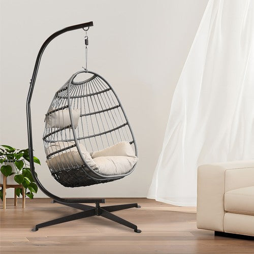 91 Inch Hanging Hammock C Stand For Chair Porch Swing Resistant 360 Degree Steel