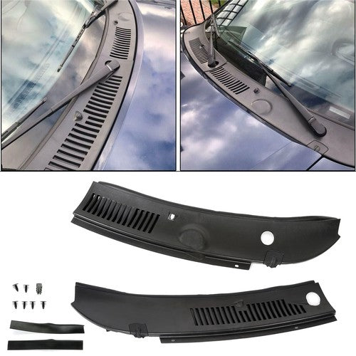 Windshield Wiper Improved Cowl Panel Vent Grille Hood for 1999-2004 Ford Mustang