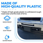 Lower Bumper Mesh Grille Gloss Black for 07-13 Sierra 1500 Denali Pickup