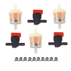 Bladsharr In Line Fuel Gas Filter Shut Cut Off Valve Clamp 3Kit 1/4"