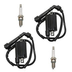 2 x Ignition Coil Spark Plug For Suzuki VS700 1886-1887 VS750 88-91 VS800 92-04