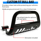 Brush Bull Bar Push Front Bumper Grille Guard for 2009 2023 Dodge Ram 1500