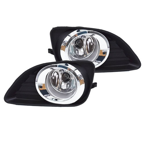 Clear Bumper Lamps Driving Fog Lights+Switch Fit For Camry 2010-2011