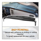 One Piece Molded Dash Cover for 02-05 Dodge Ram 1500 2500 3500 Textured Black