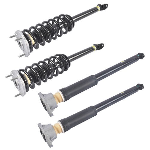 4x Front Rear Shock Absorbers Struts w/o ADS For Mercedes W213 E300 E350 17-23