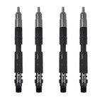 4Pcs Common Rail Diesel Fuel Injectors Black Fits JCB T4 Excavator 444 Engine
