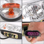 Snow Plow Headlights Light Kit For Boss Western Meyer Blizzard SnowDogg