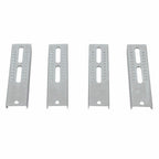 8 Pcs 10 Inch Tall Galvanized Boat Trailer Vertical Bunk Board Brackets Bolster