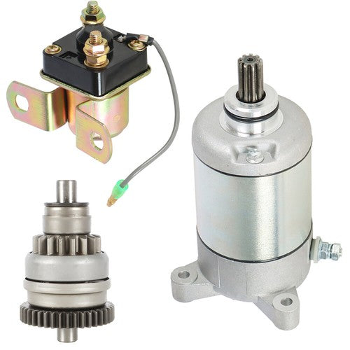 Fit For Polaris Sportsman 500 1996-2002 NEW Starter Drive & Relay Solenoid