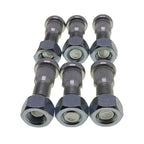 6X Rear Wheel Stud + Nut Set for Toyota Forklift 7-8FD/FD20~30 43812-23320-71