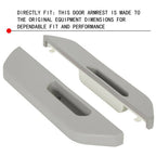 Front Left Right Door Armrest for Chevy GMC C K 1500 2500 3500 1988 1994 90 Gray
