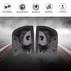 Black Housing Smoked Lens Tail Lights Brake Lamps Fit For Dodge Ram 1500 09-18