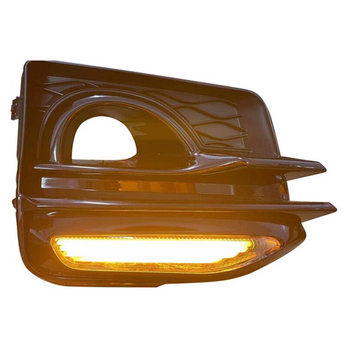 LED Fog Lights Double Color DRL Turn Signal Lamp Pair for Infiniti Q50 14-17