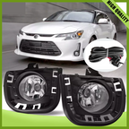 Fog Lights Lamps Pair w/Wiring Switch for 2014-2016 for Toyota Scion TC ZELAS