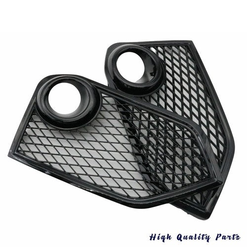 Fog Light Lamp Covers Fit 2017-2021 for Honda Civic Type R Black Open Mesh