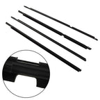 For Toyota 4Runner 2003-2009 Car Window Outside Pressure Strip Black Compatible